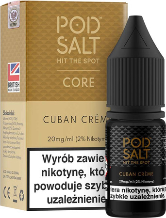 Pod Salt Cuban Créme 10ml Nicotine Salt E-Liquid