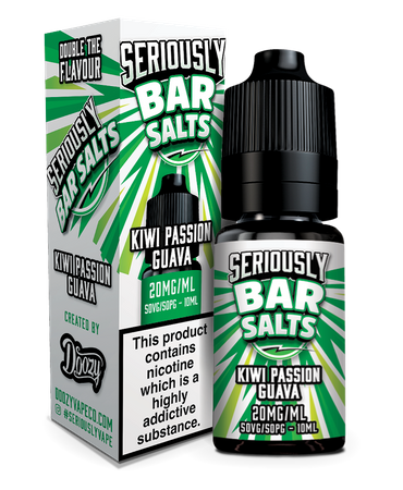 Seriously Bar Salts Kiwi Passion Guava Nic Salt E-Liquid