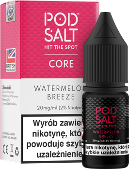 Pod Salt Watermelon Breeze 10ml Nicotine Salt E-Liquid