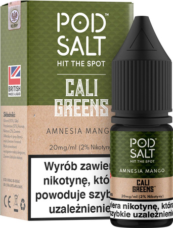 Pod Salt Amnesia Mango 10ml Nicotine Salt E-Liquid Fusion