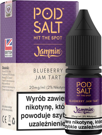 Pod Salt Blueberry Jam Tart 10ml Nicotine Salt E-Liquid Fusion