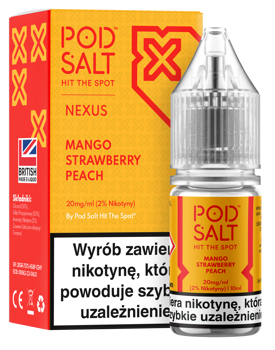 Nexus Mango Strawberry Peach 10ml Nicotine Salt E-Liquid