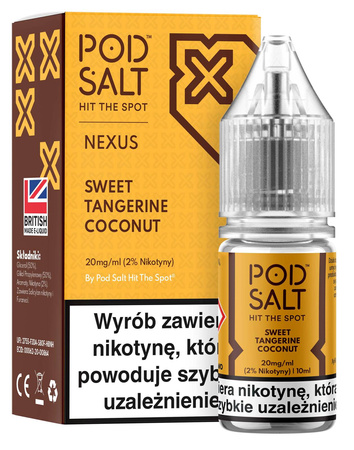 Nexus Sweet Tangerine Coconut 10ml Nicotine Salt E-Liquid