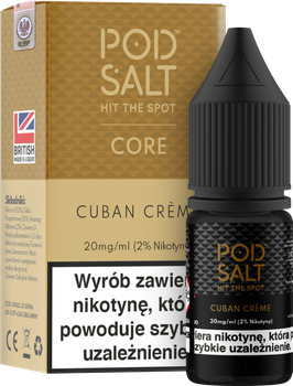 Pod Salt Cuban Créme 10ml Nicotine Salt E-Liquid