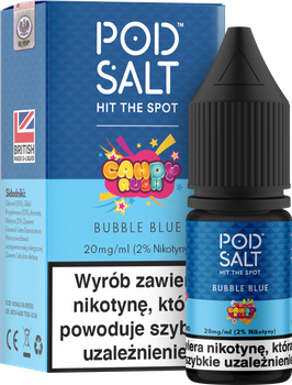 Pod Salt Bubble Blue 10ml Nicotine Salt E-Liquid Fusion