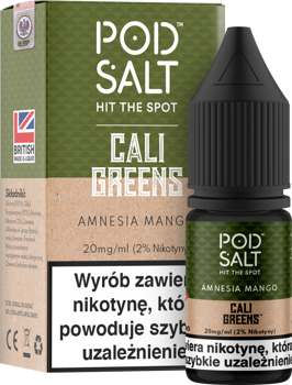 Pod Salt Amnesia Mango 10ml Nicotine Salt E-Liquid Fusion