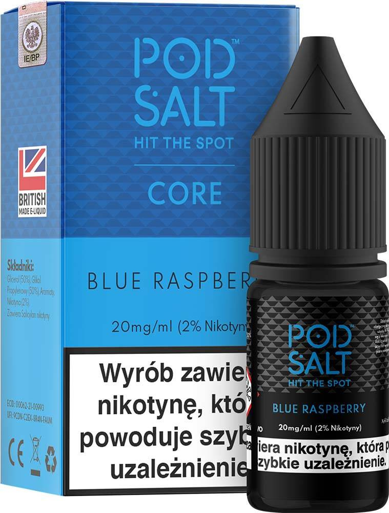 Pod Salt Core Blue Raspberry Nic Salts liquid do e-papierosów